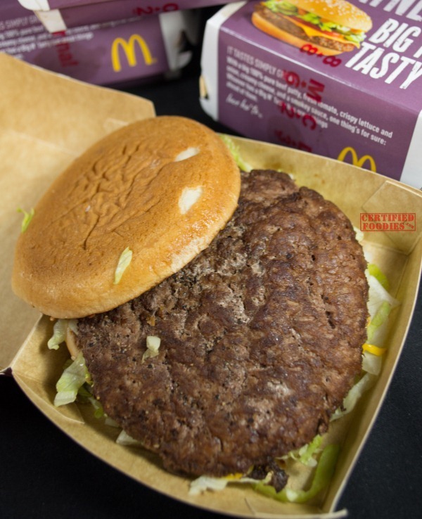 Quarter Pounder beef patty in Big N' Tasty burger[2]