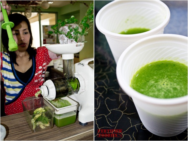 Sugarleaf's juice made with malunggay, pineapple and lemongrass