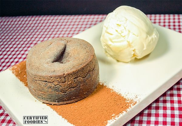 Chocolate Lava Cake - plated