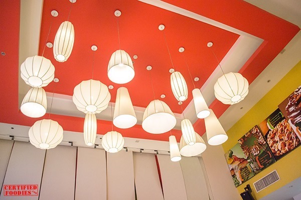 Ceiling lights at NACI Comfort Food