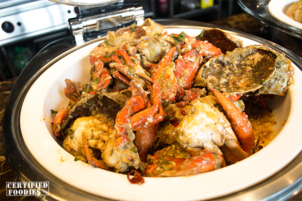 Chili Crabs at F1 Hotel Manila buffet