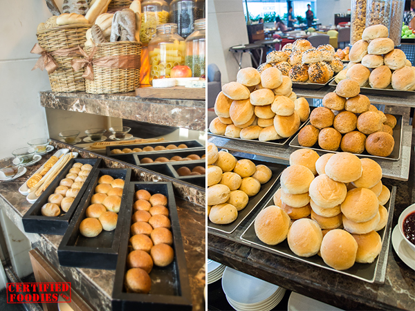 Fresh breads at F1 Hotel