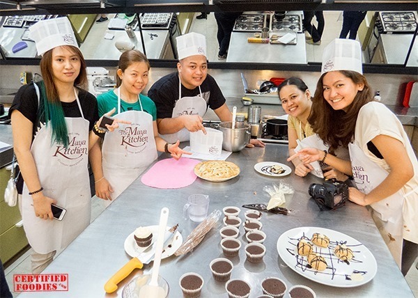 Group 3 showing off their baked goodies