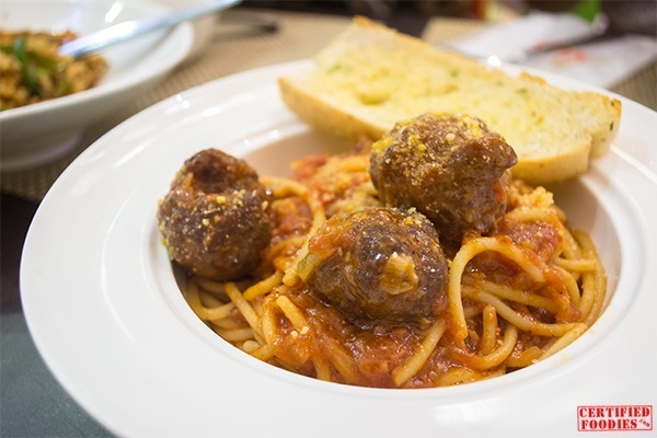 Spaghetti with Meatballs - Kiddie Meals from NACI Comfort Food