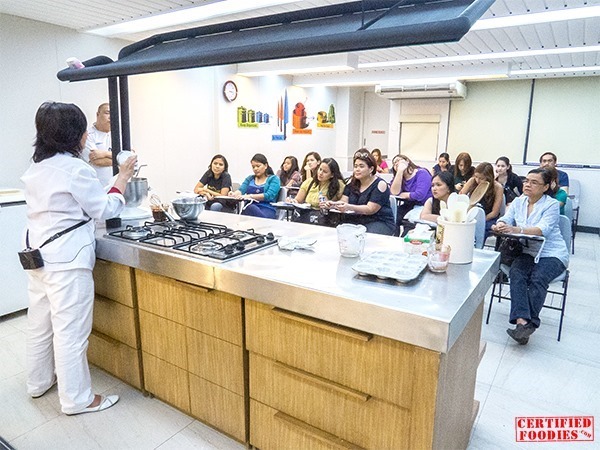 The Burp Society watching Ms. Rory Subida's baking demo