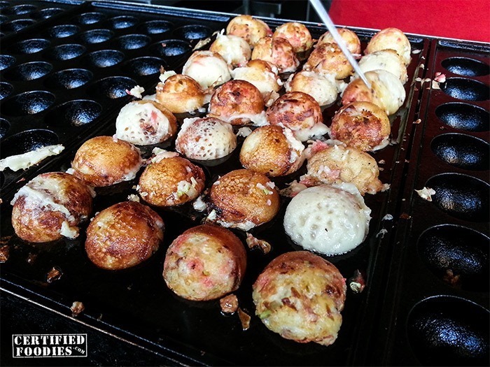 This is how Takoyaki should be cooked - through and through!