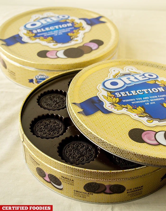 Oreo Selection cookies limited edition Christmas tin cans