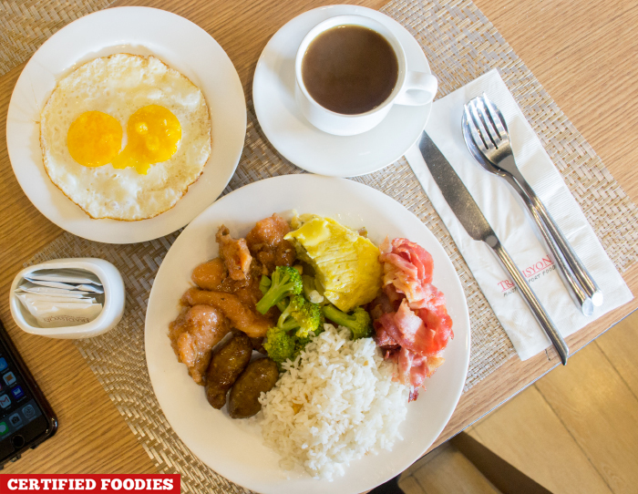 Daily Breakfast Buffet Plate at Tradisyon Restaurant in Azalea Baguio